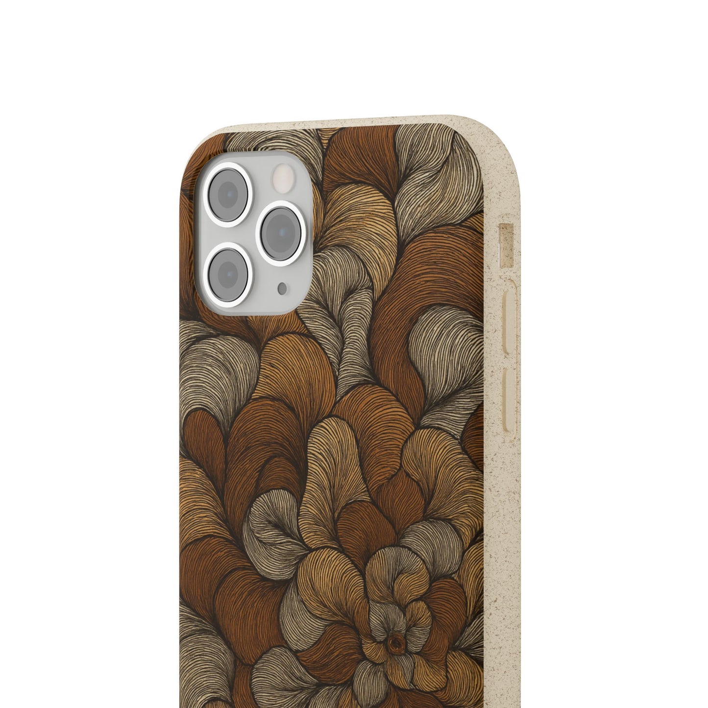 Earthy Mushroom Pedals - Biodegradable Case