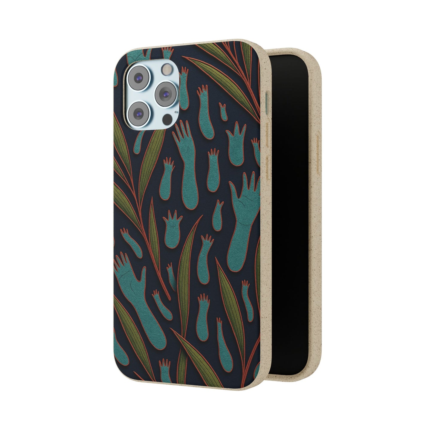 Handprints and Foliage - Biodegradable Case