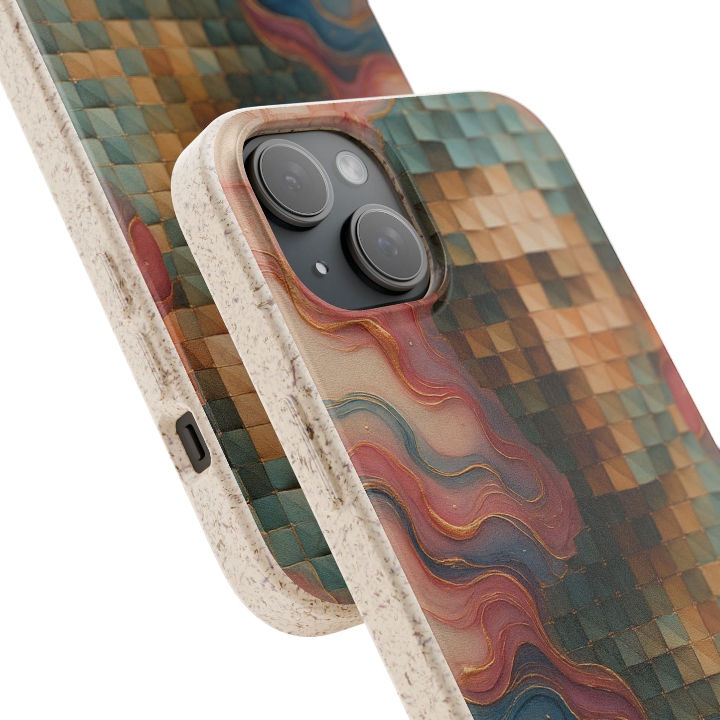 Mosaic Dreams & Liquid Flow - Biodegradable Case