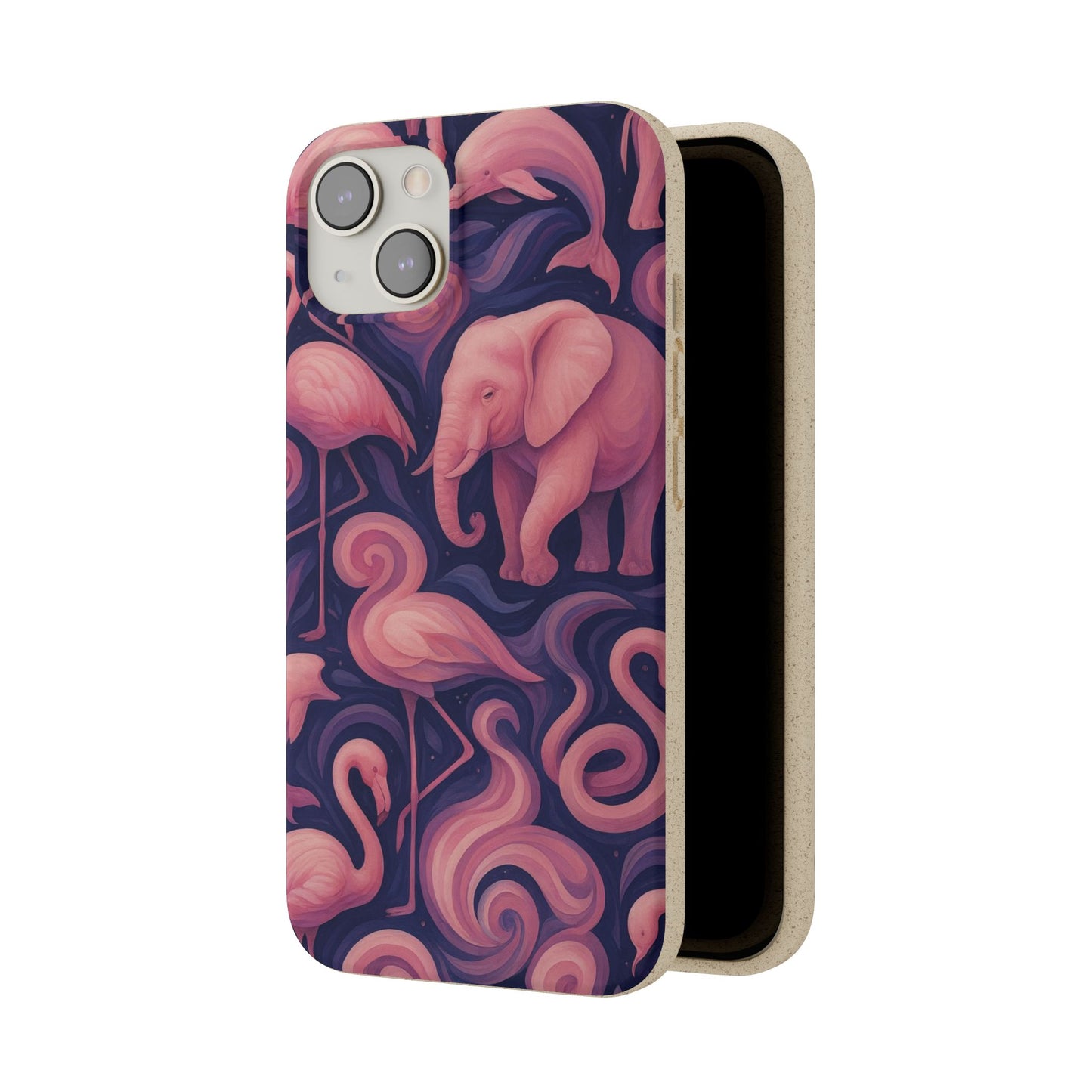 Pink Animalia - Biodegradable Case