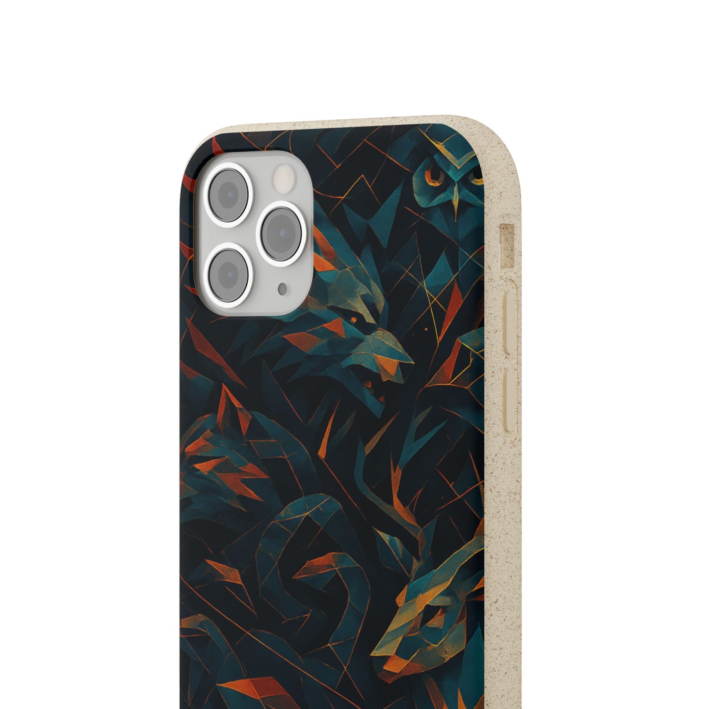 Geometric Shadow Animals - Biodegradable Case