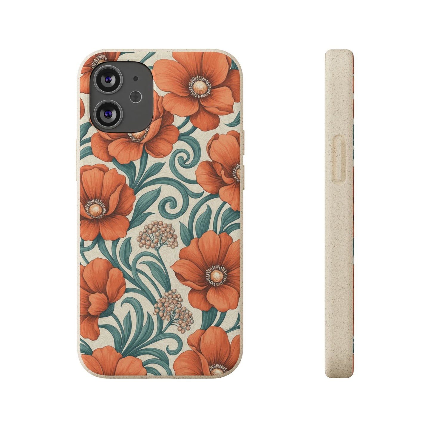 Floral Vines and Vibes - Biodegradable Case