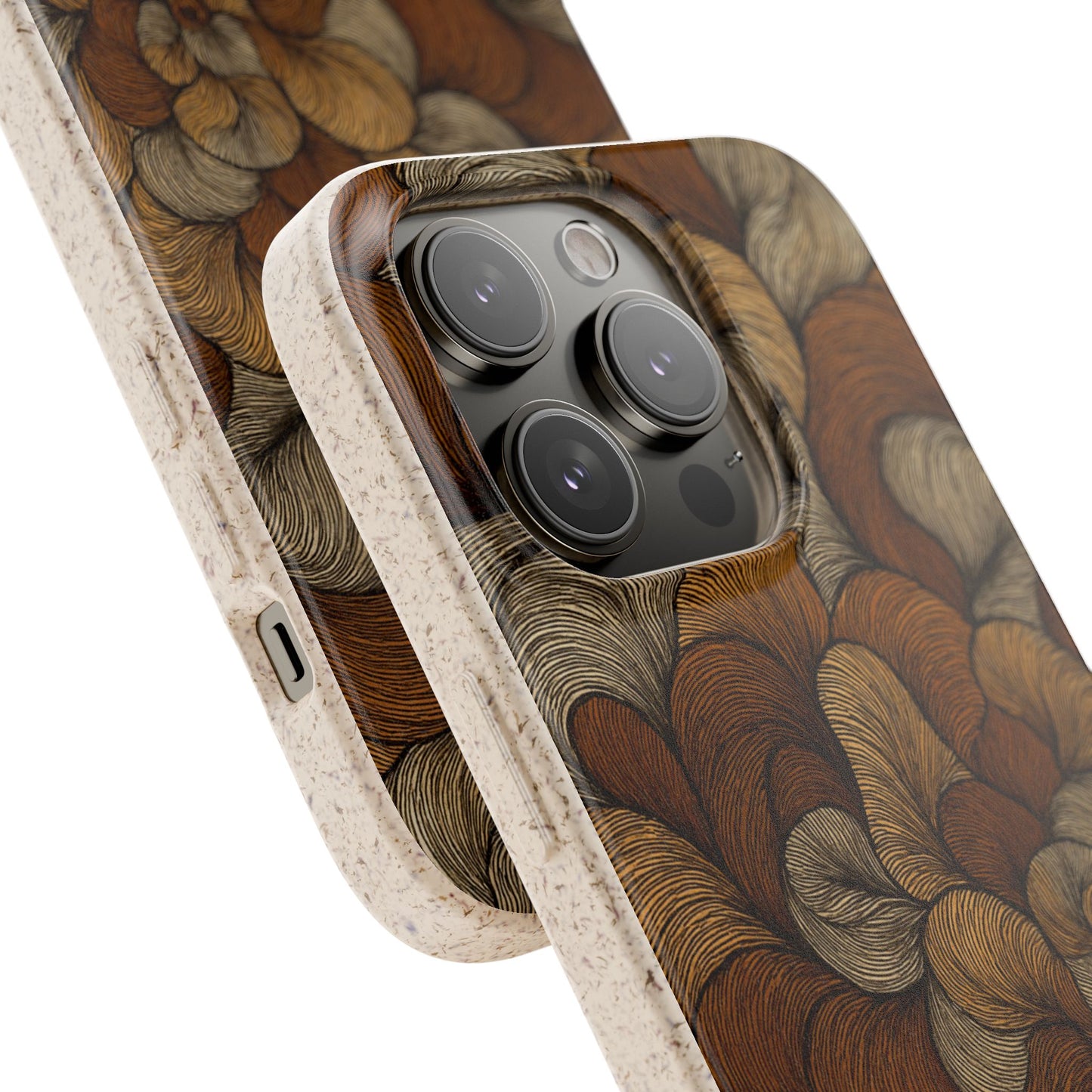 Earthy Mushroom Pedals - Biodegradable Case