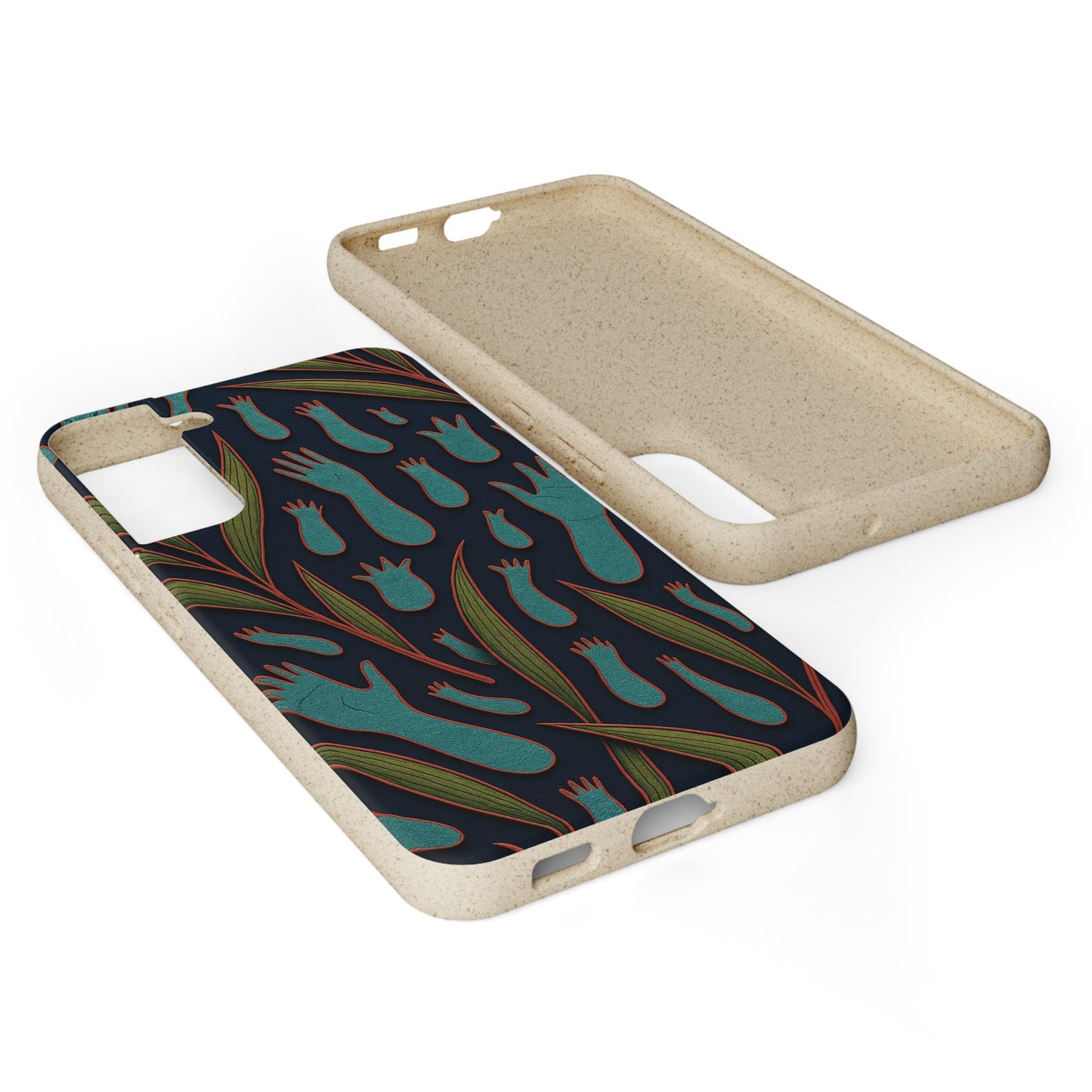 Handprints and Foliage - Biodegradable Case