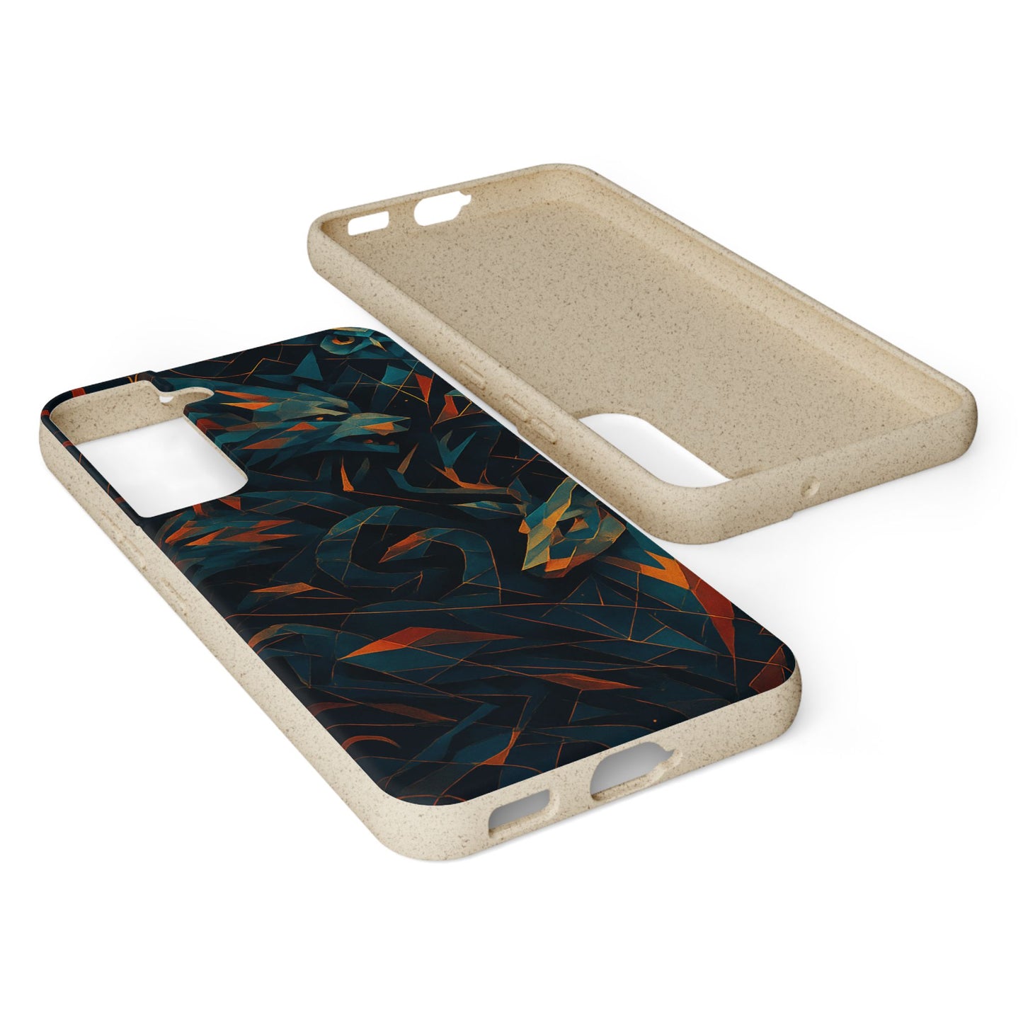 Geometric Shadow Animals - Biodegradable Case