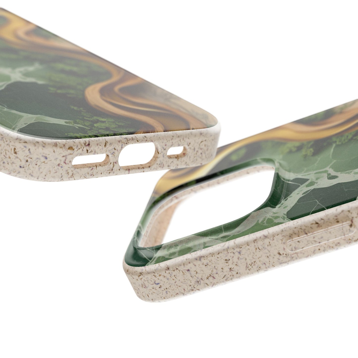 Marble Golden Wood - Biodegradable Case