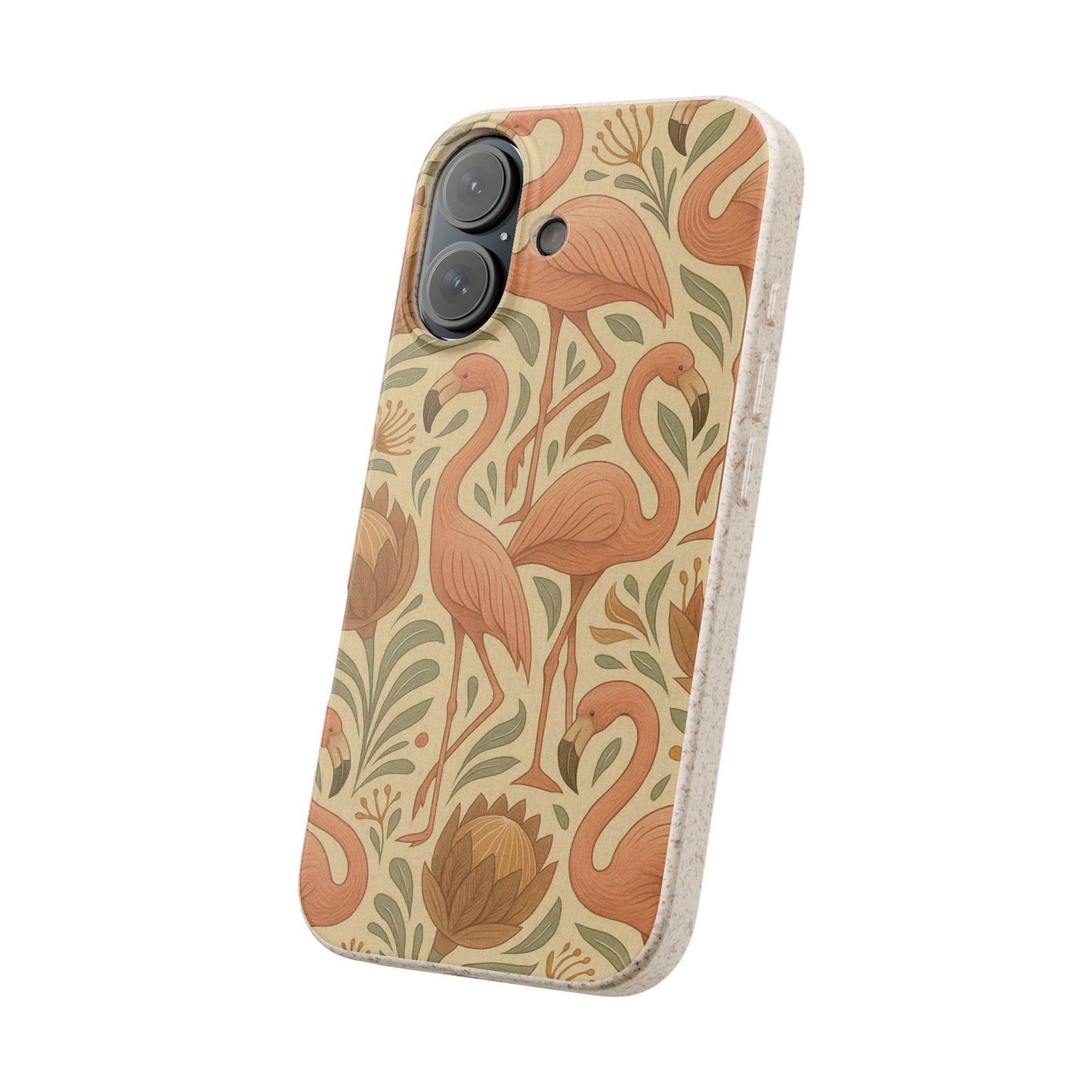 Eco-Natural Flamingo - Biodegradable Case