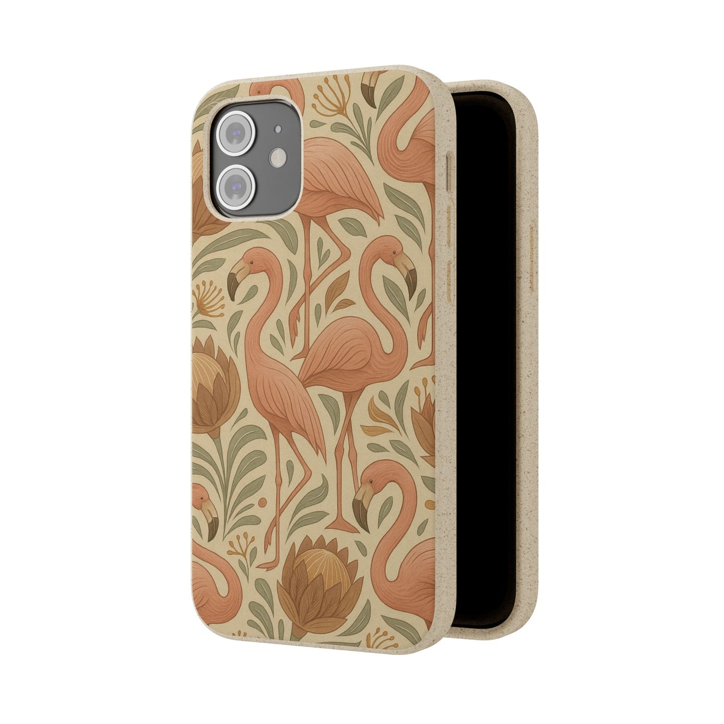 Eco-Natural Flamingo - Biodegradable Case