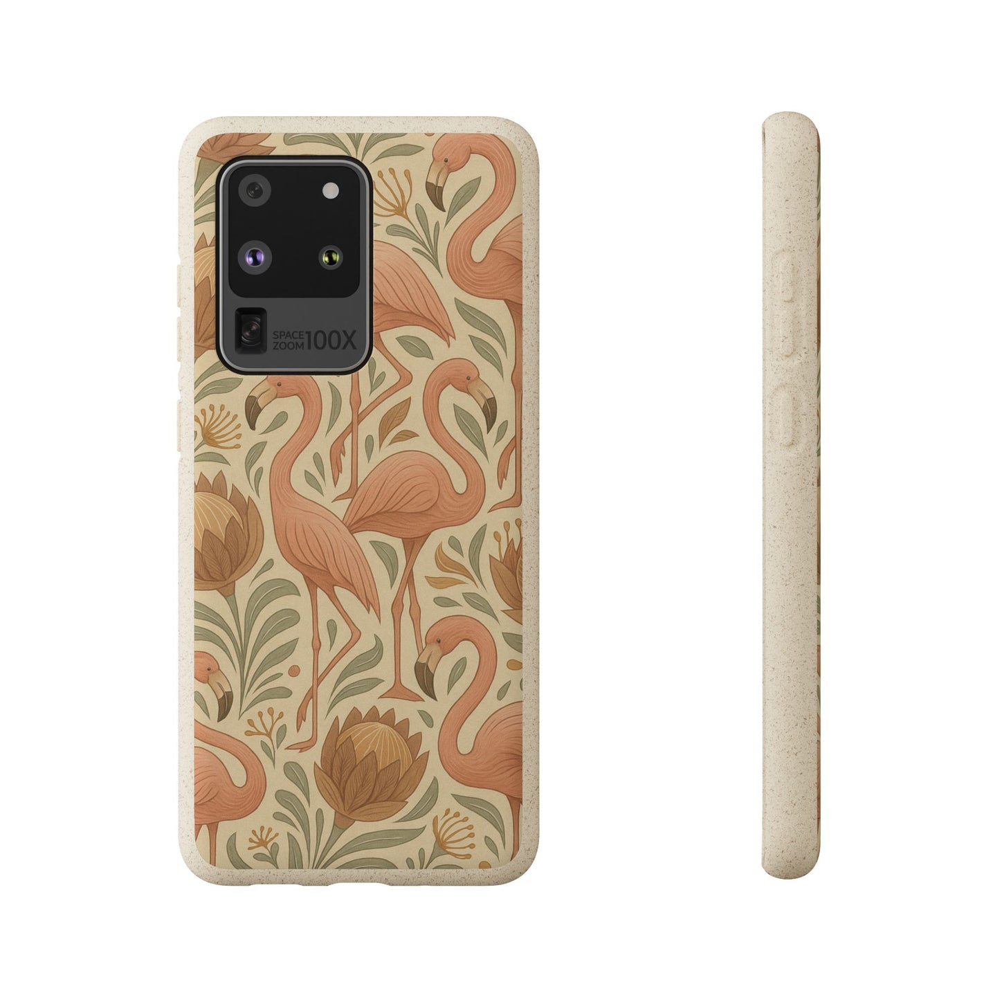 Eco-Natural Flamingo - Biodegradable Case
