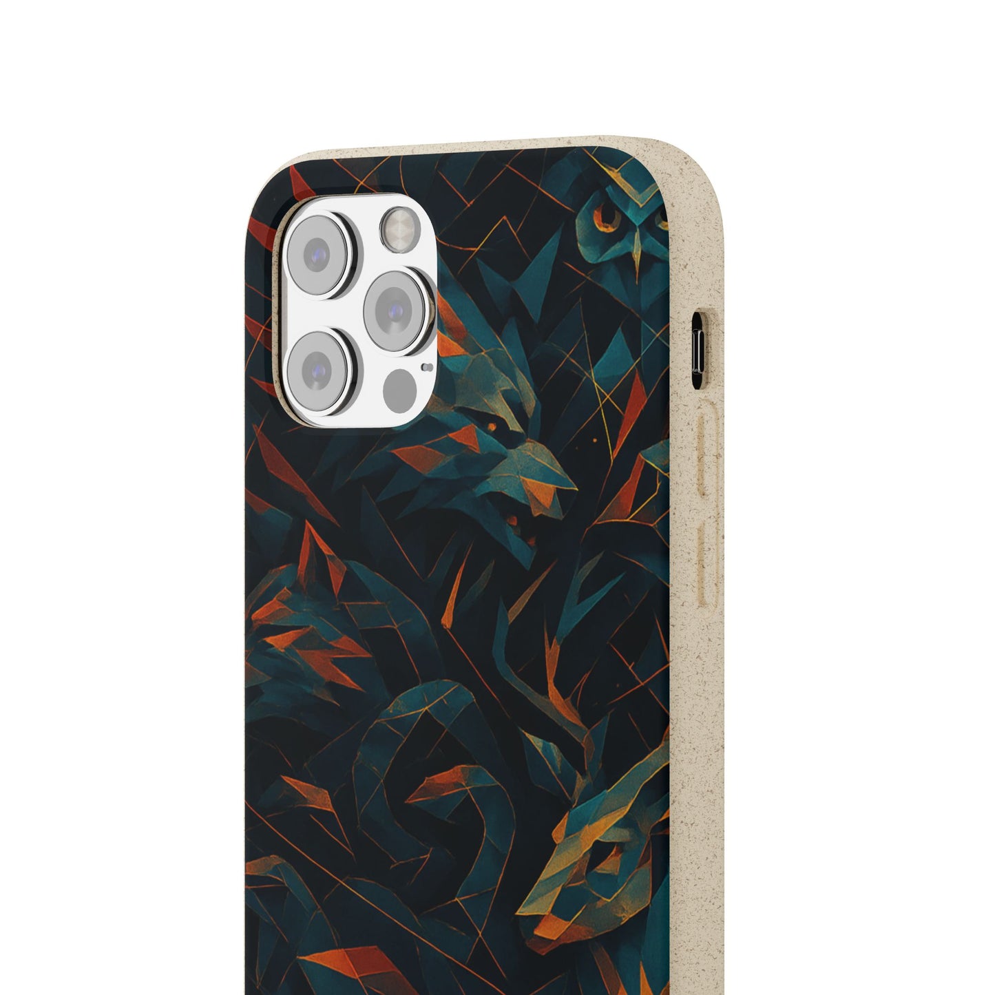 Geometric Shadow Animals - Biodegradable Case