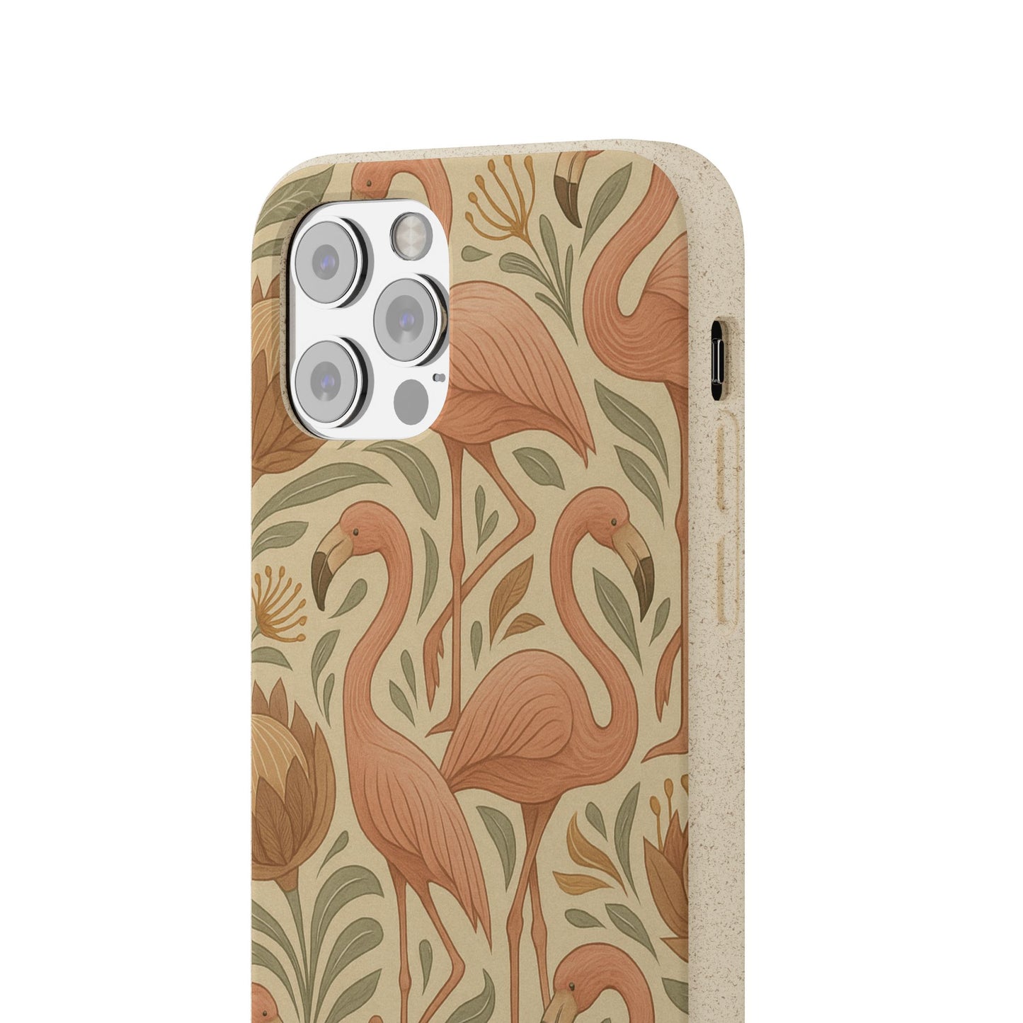 Eco-Natural Flamingo - Biodegradable Case