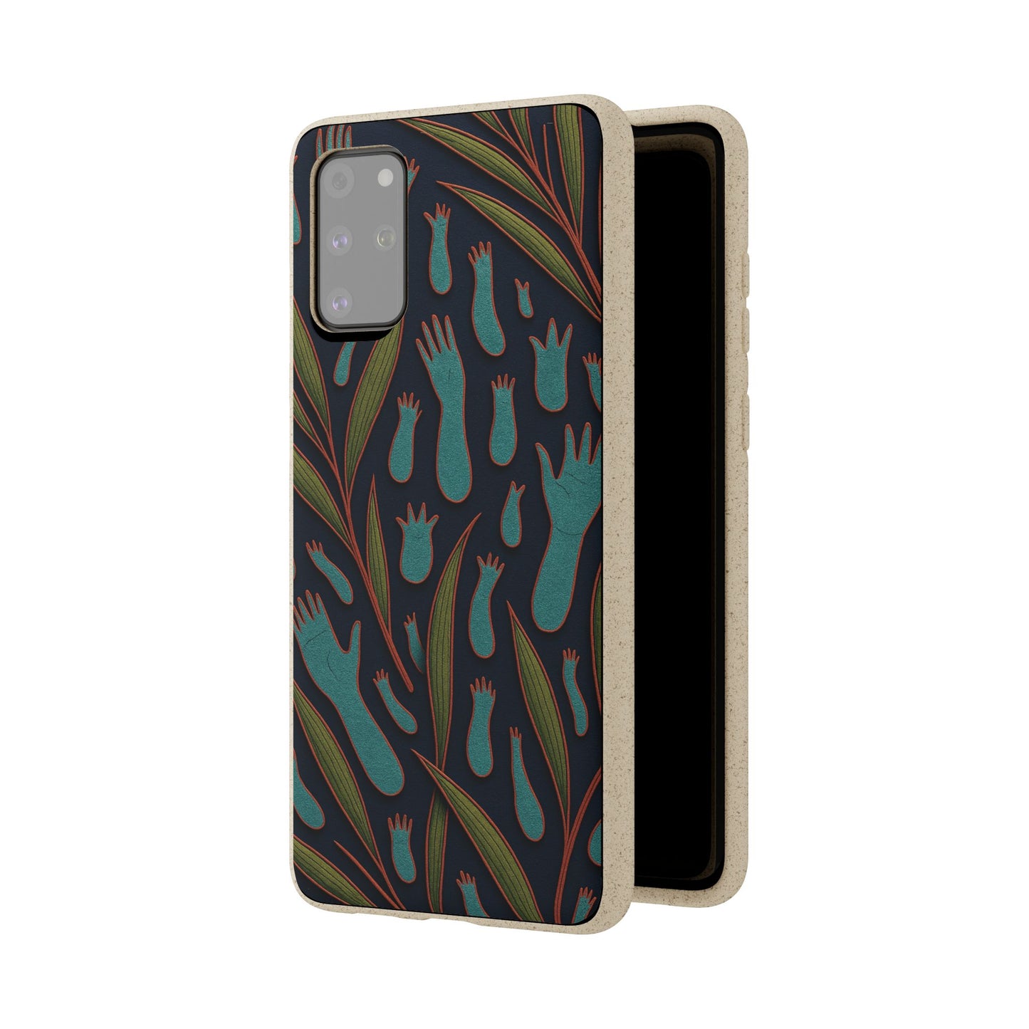 Handprints and Foliage - Biodegradable Case