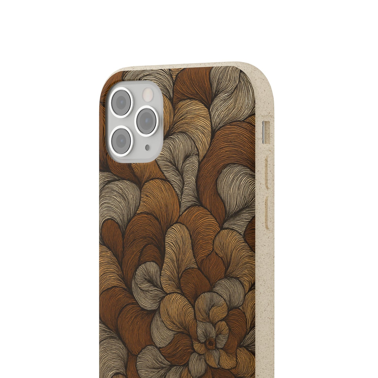 Earthy Mushroom Pedals - Biodegradable Case