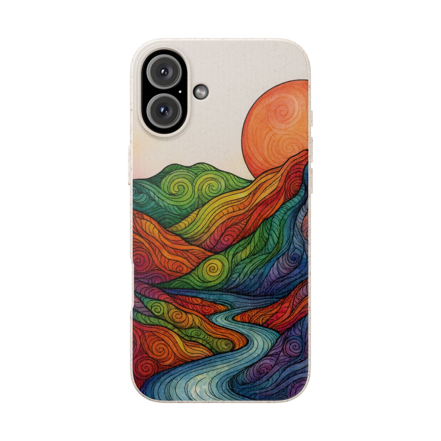 Watercolor Nature - Biodegradable Case