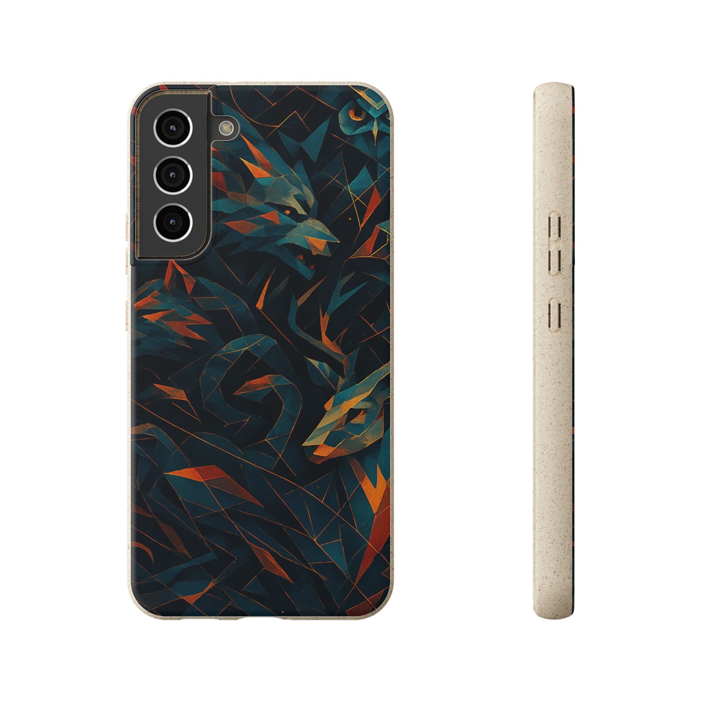 Geometric Shadow Animals - Biodegradable Case