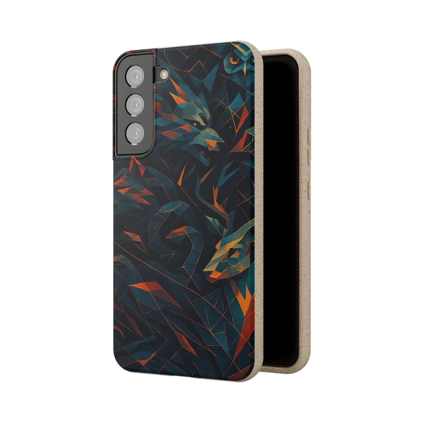Geometric Shadow Animals - Biodegradable Case