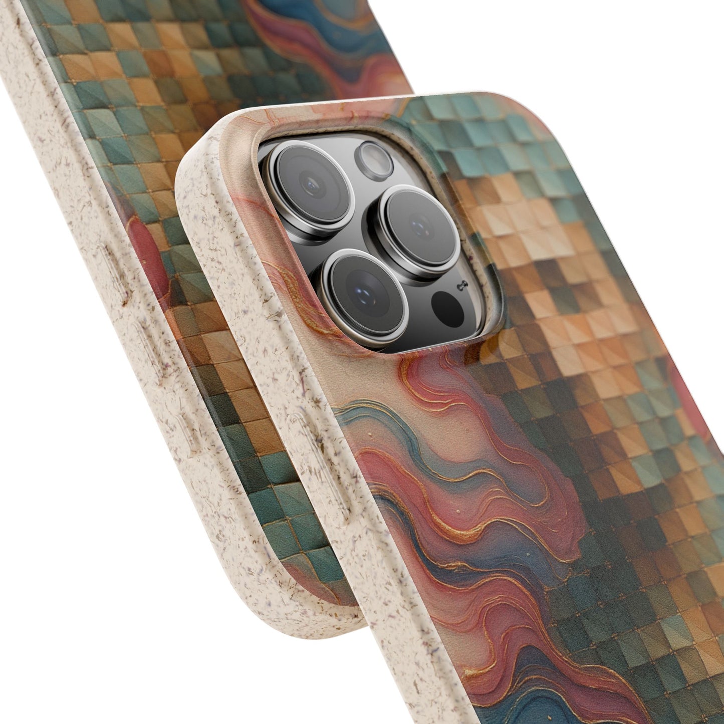 Mosaic Dreams & Liquid Flow - Biodegradable Case