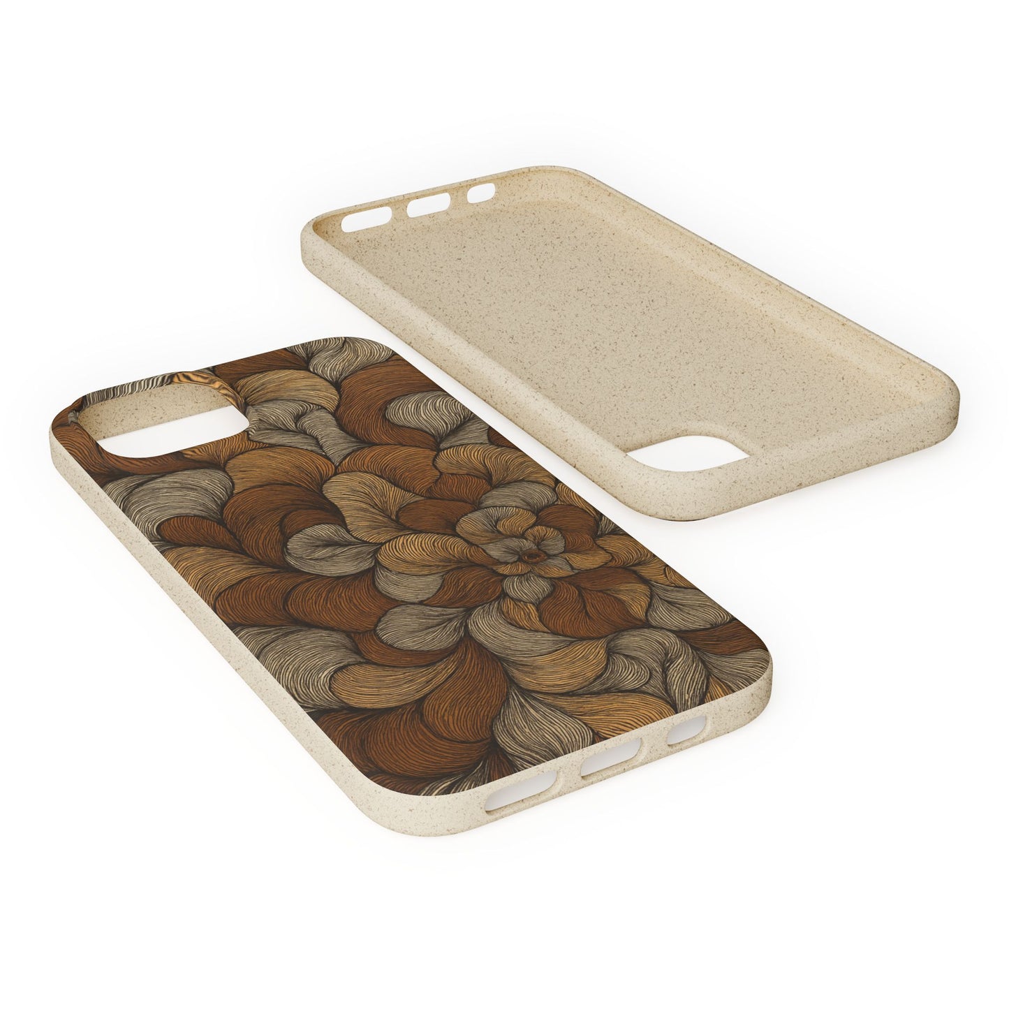 Earthy Mushroom Pedals - Biodegradable Case