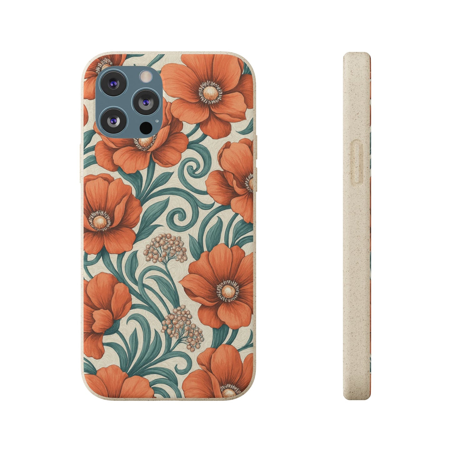 Floral Vines and Vibes - Biodegradable Case