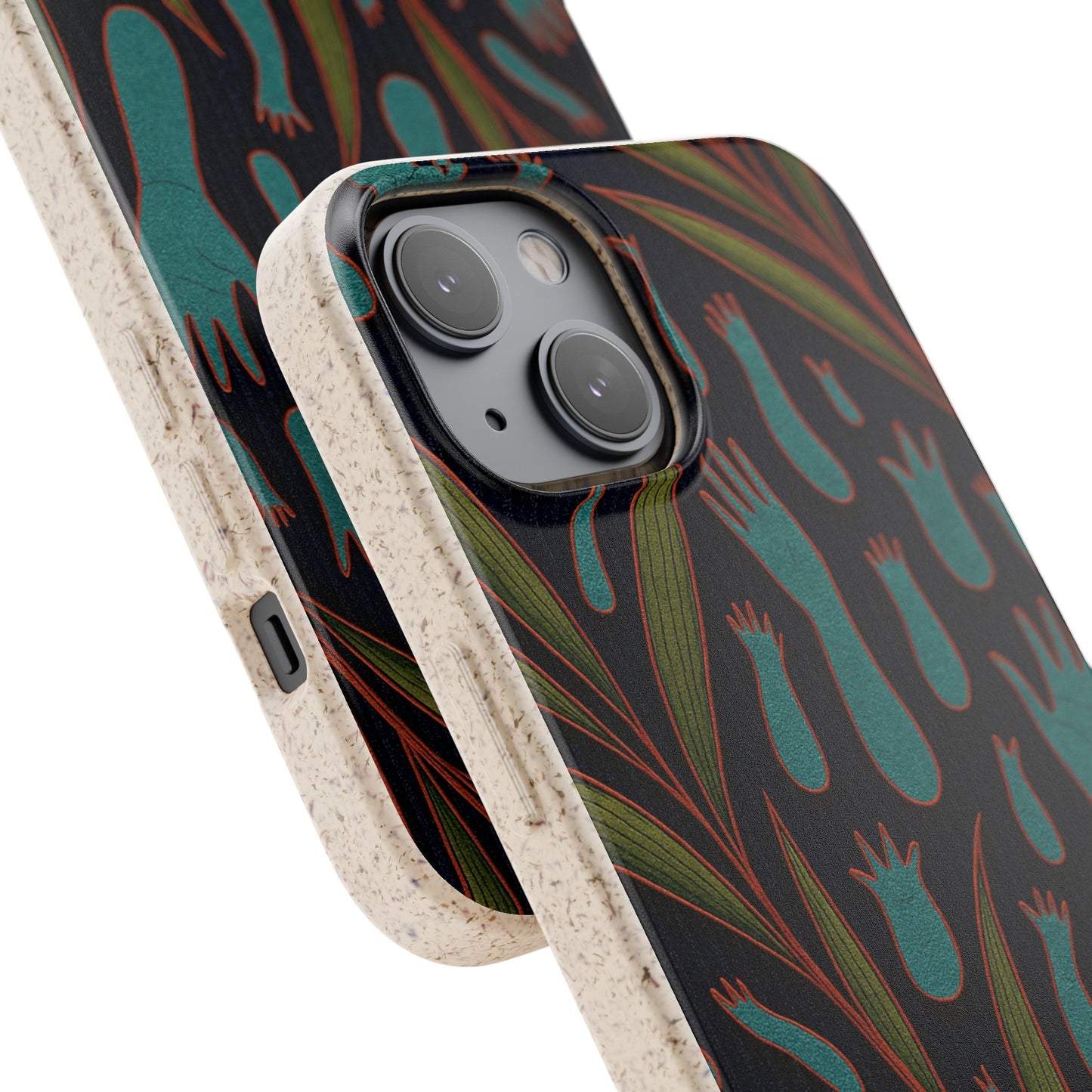 Handprints and Foliage - Biodegradable Case