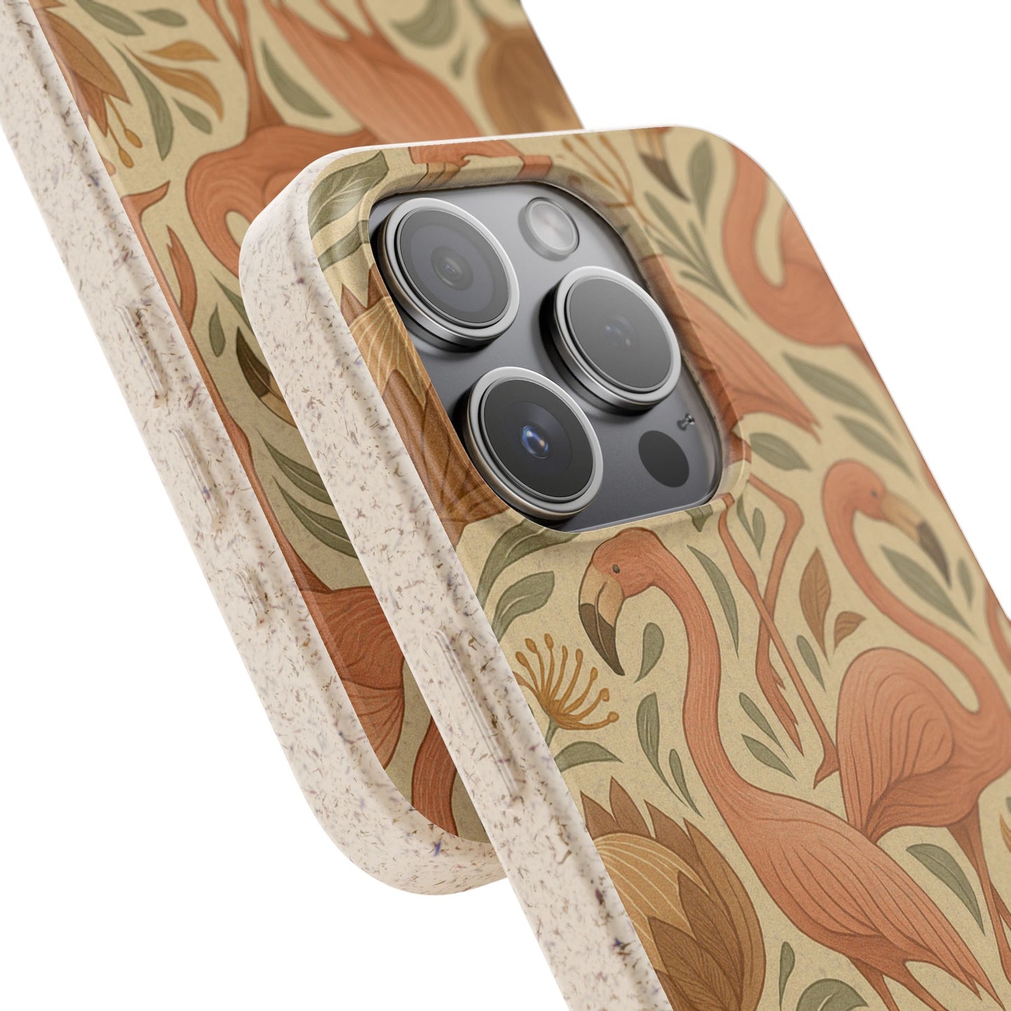 Eco-Natural Flamingo - Biodegradable Case