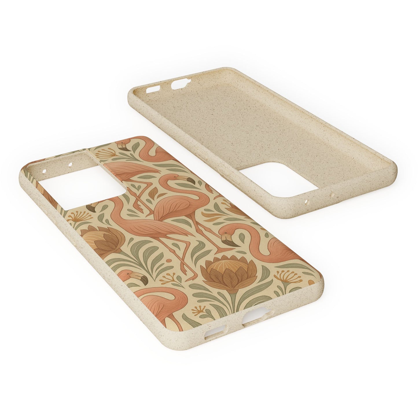 Eco-Natural Flamingo - Biodegradable Case