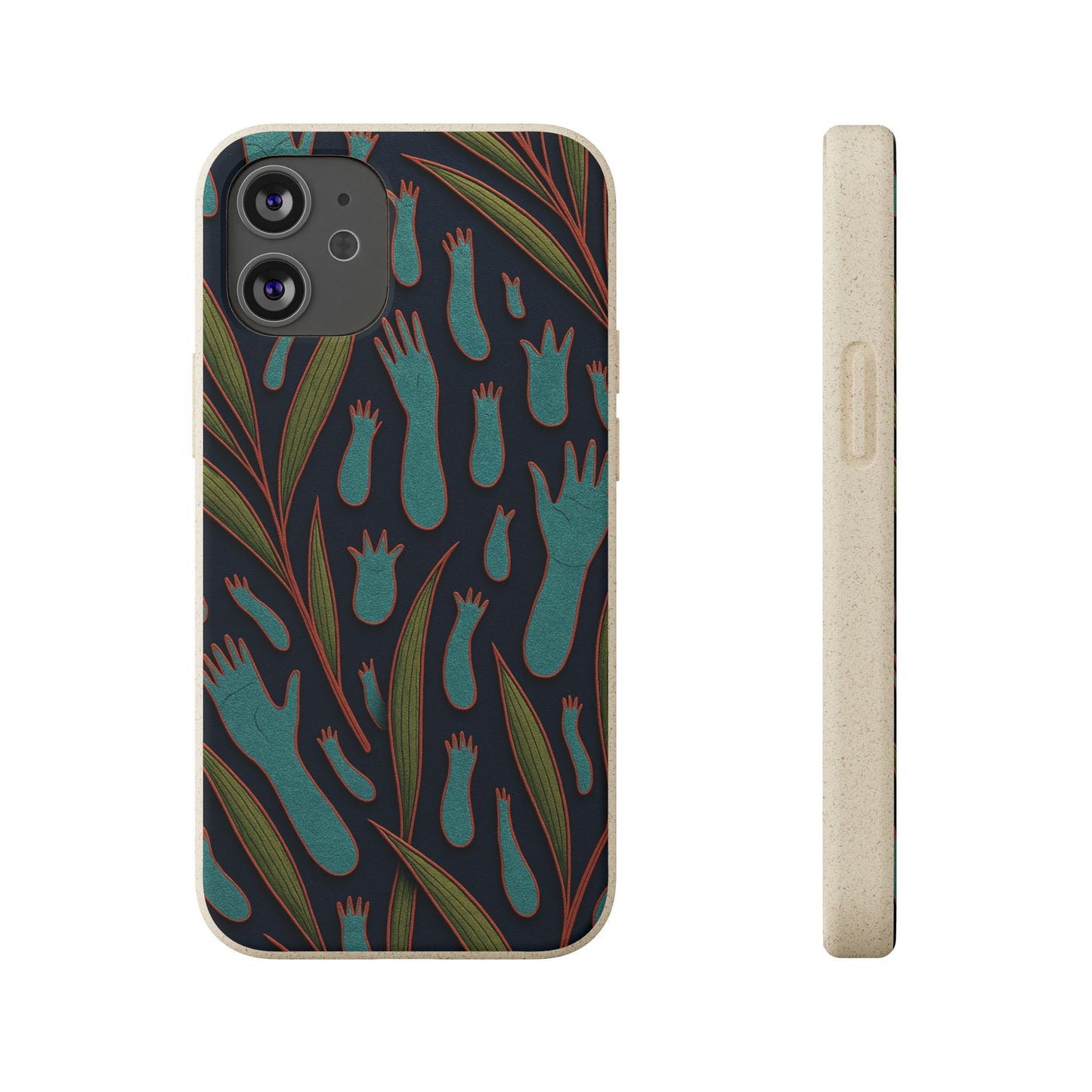 Handprints and Foliage - Biodegradable Case