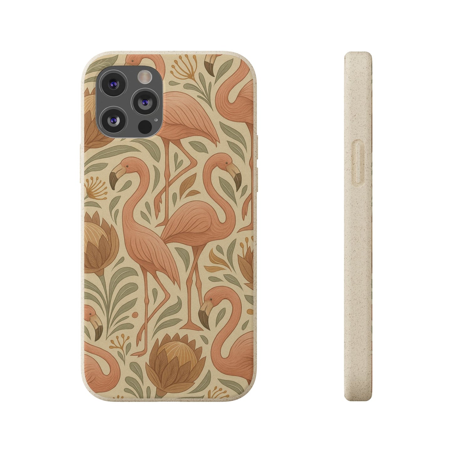 Eco-Natural Flamingo - Biodegradable Case