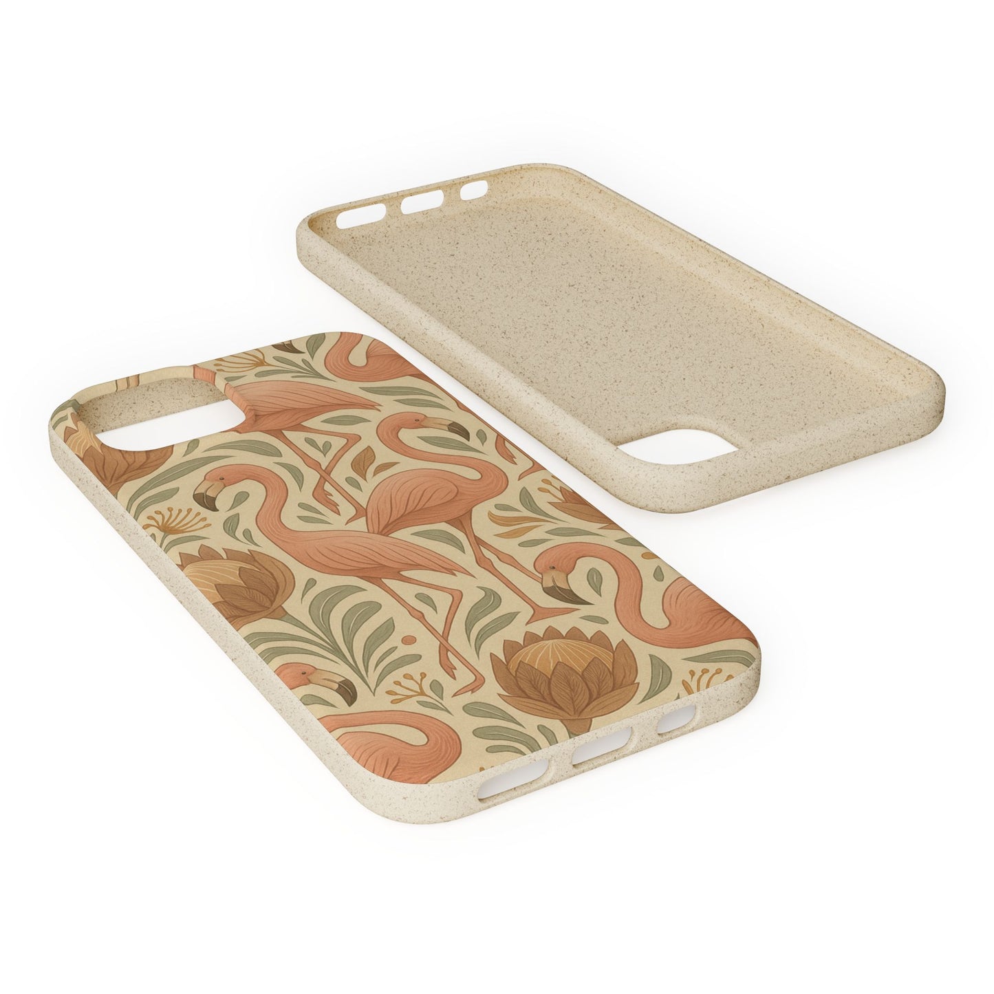 Eco-Natural Flamingo - Biodegradable Case