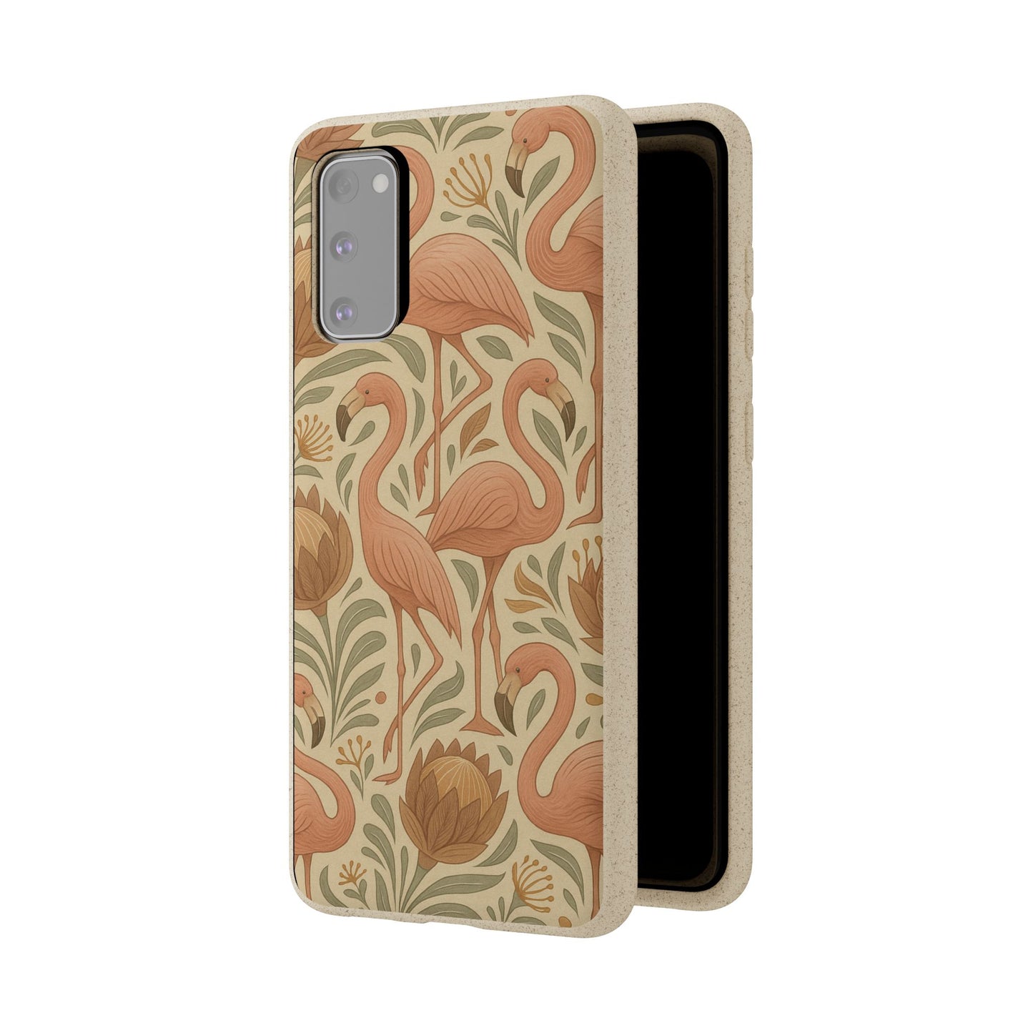 Eco-Natural Flamingo - Biodegradable Case