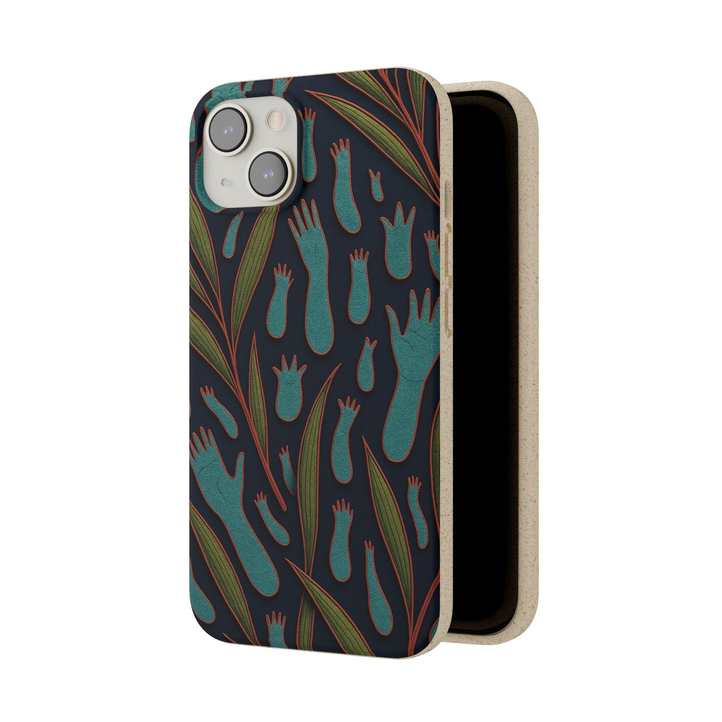 Handprints and Foliage - Biodegradable Case