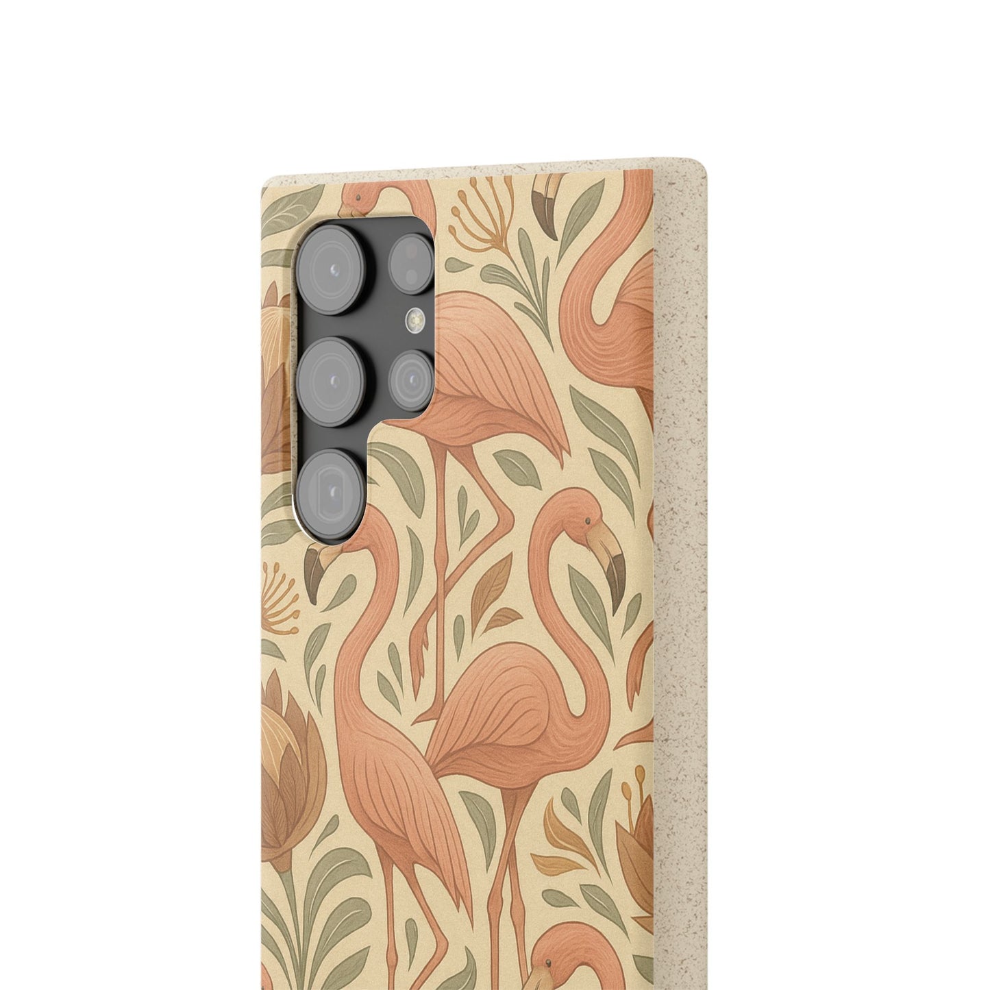 Eco-Natural Flamingo - Biodegradable Case