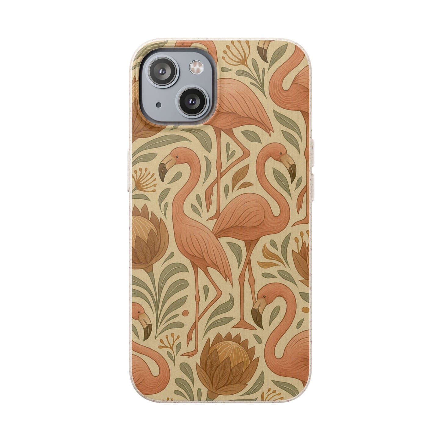 Eco-Natural Flamingo - Biodegradable Case
