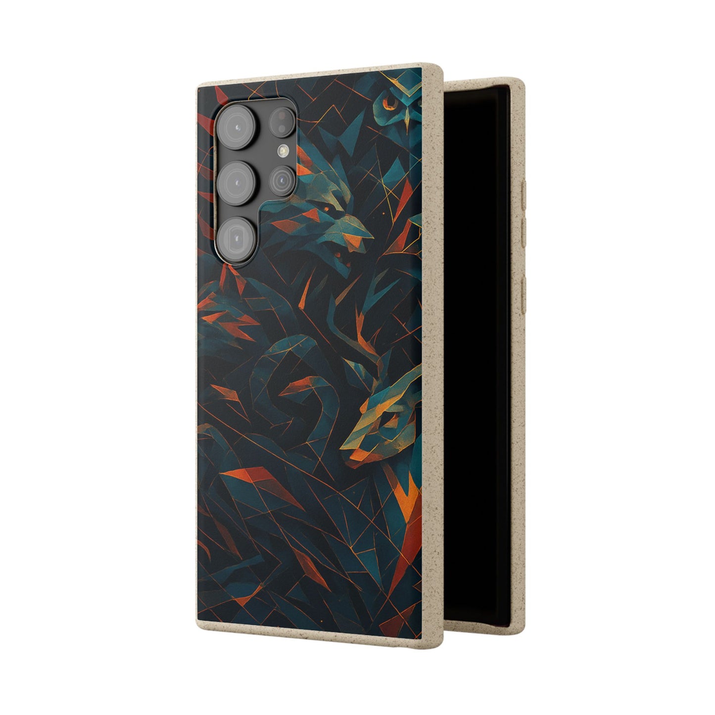 Geometric Shadow Animals - Biodegradable Case