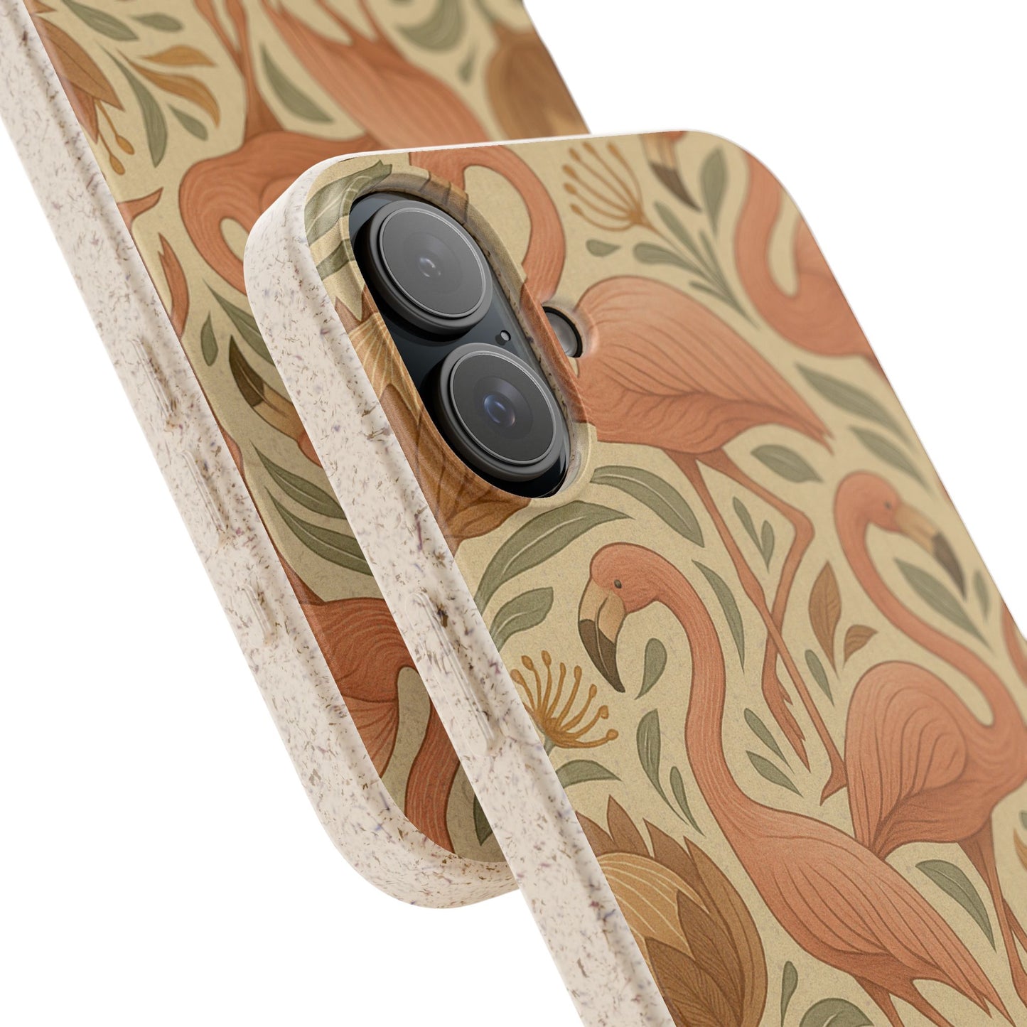 Eco-Natural Flamingo - Biodegradable Case