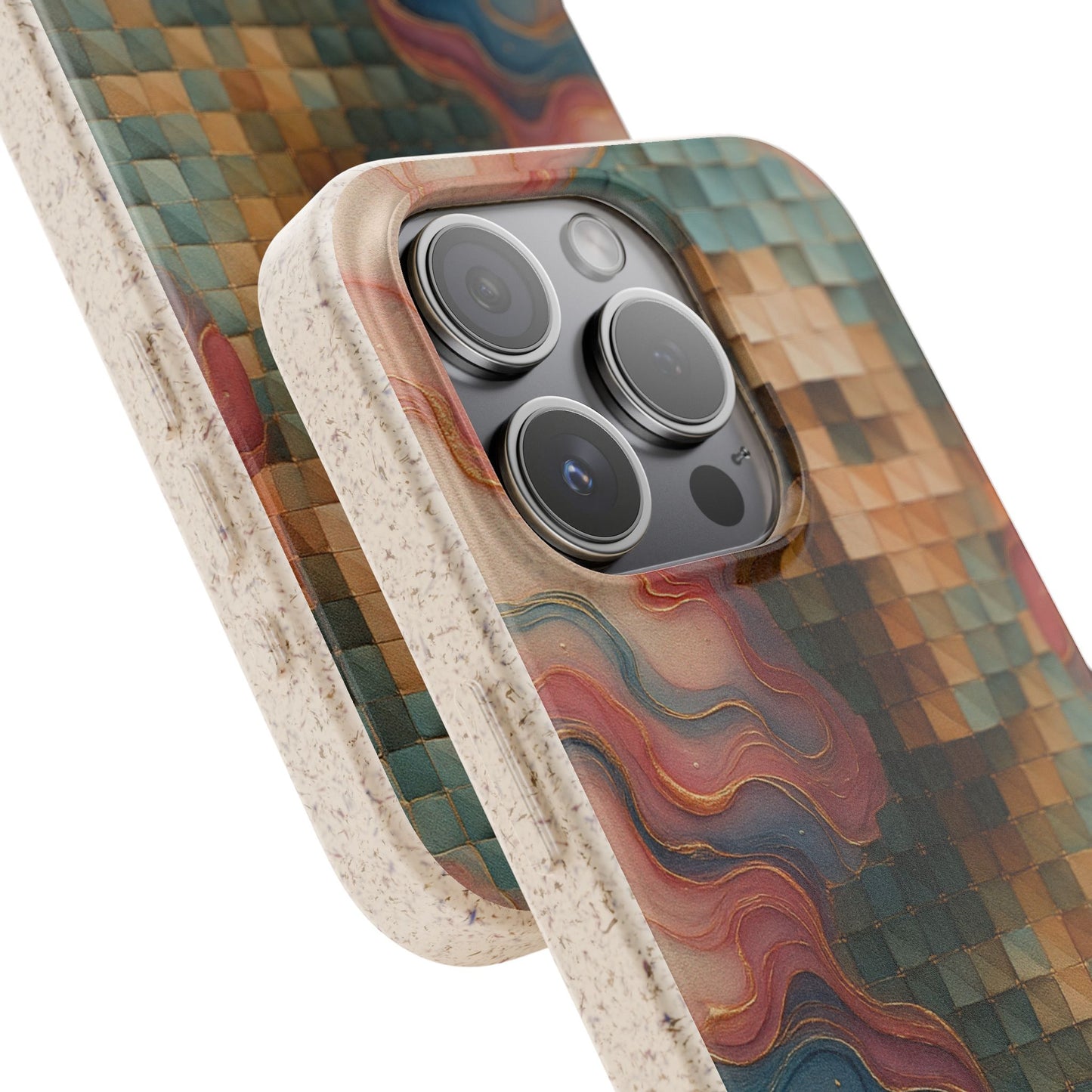 Mosaic Dreams & Liquid Flow - Biodegradable Case