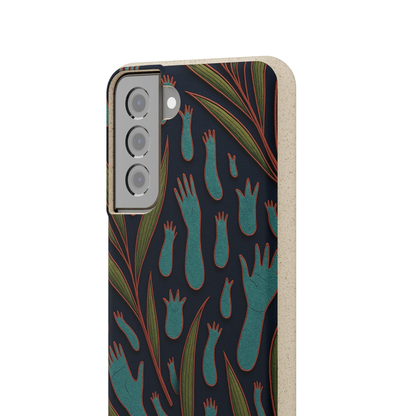 Handprints and Foliage - Biodegradable Case