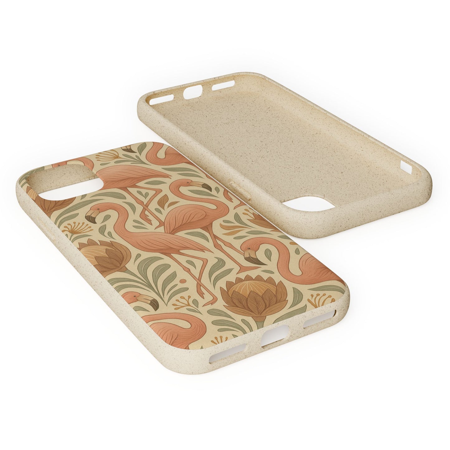 Eco-Natural Flamingo - Biodegradable Case