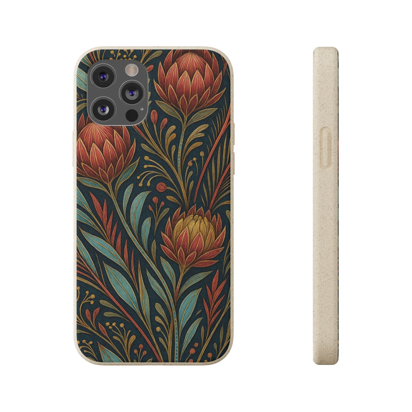 Sunburst Royal Flowers - Biodegradable Case