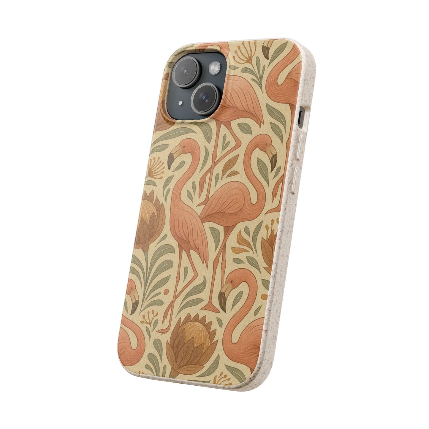 Eco-Natural Flamingo - Biodegradable Case