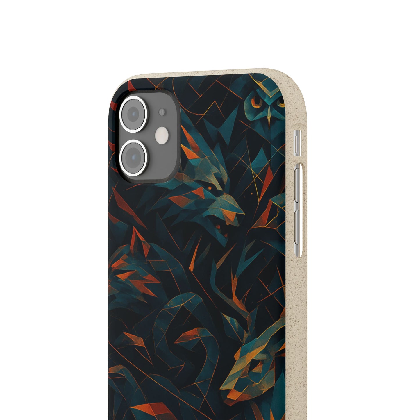 Geometric Shadow Animals - Biodegradable Case
