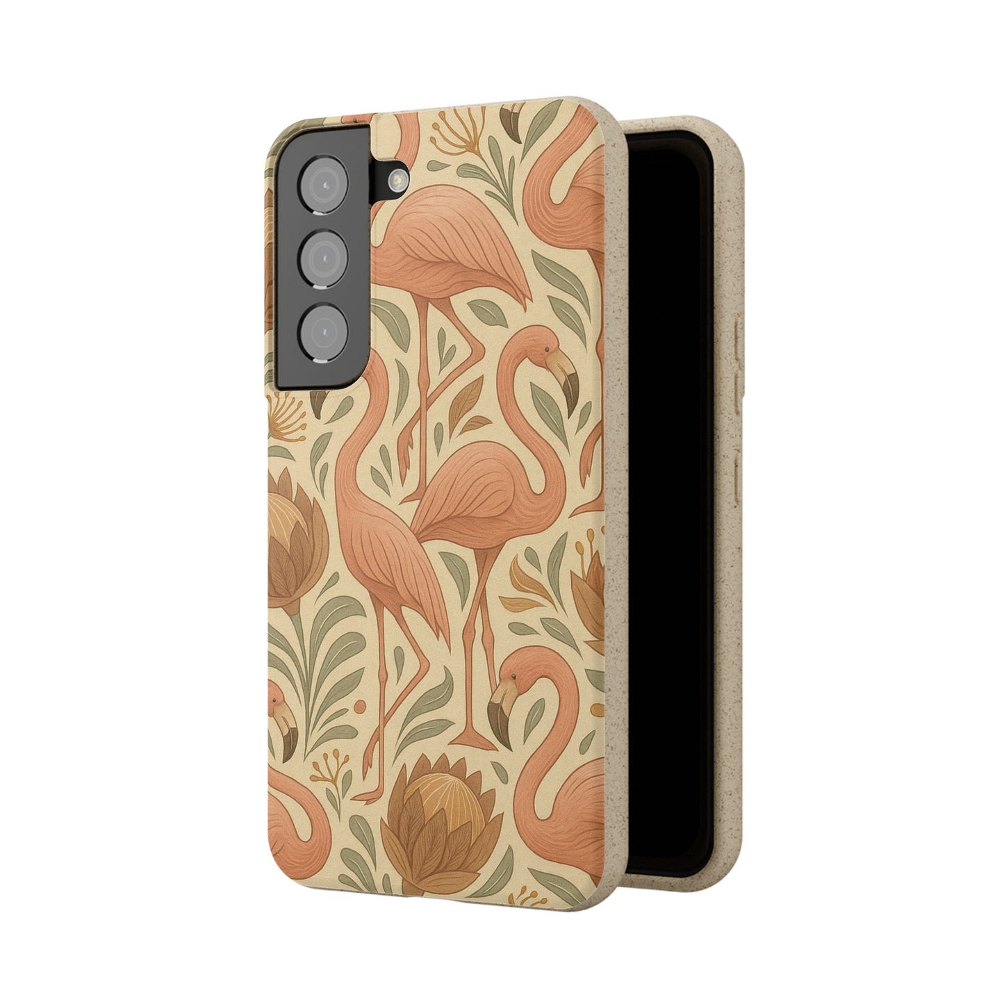 Eco-Natural Flamingo - Biodegradable Case