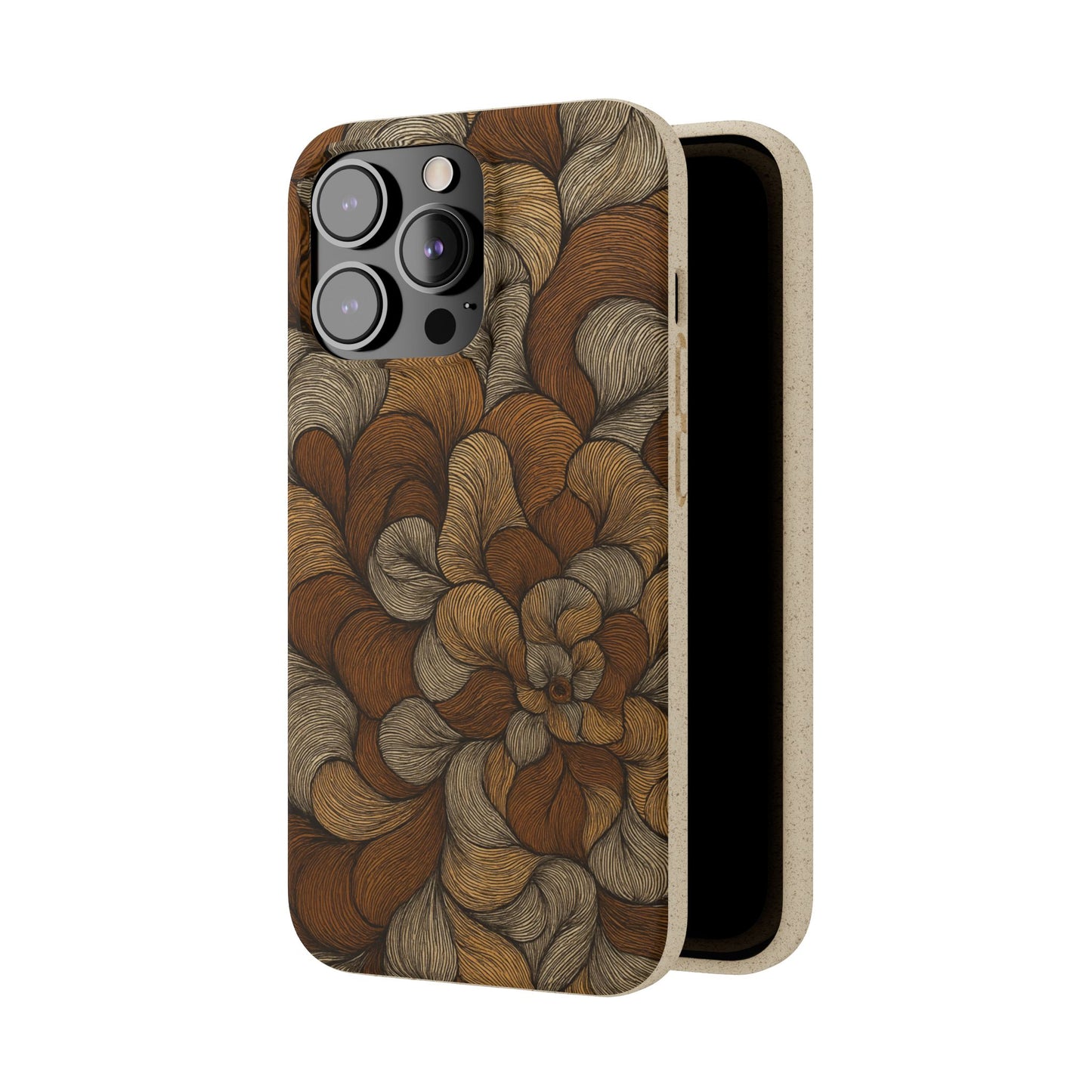 Earthy Mushroom Pedals - Biodegradable Case