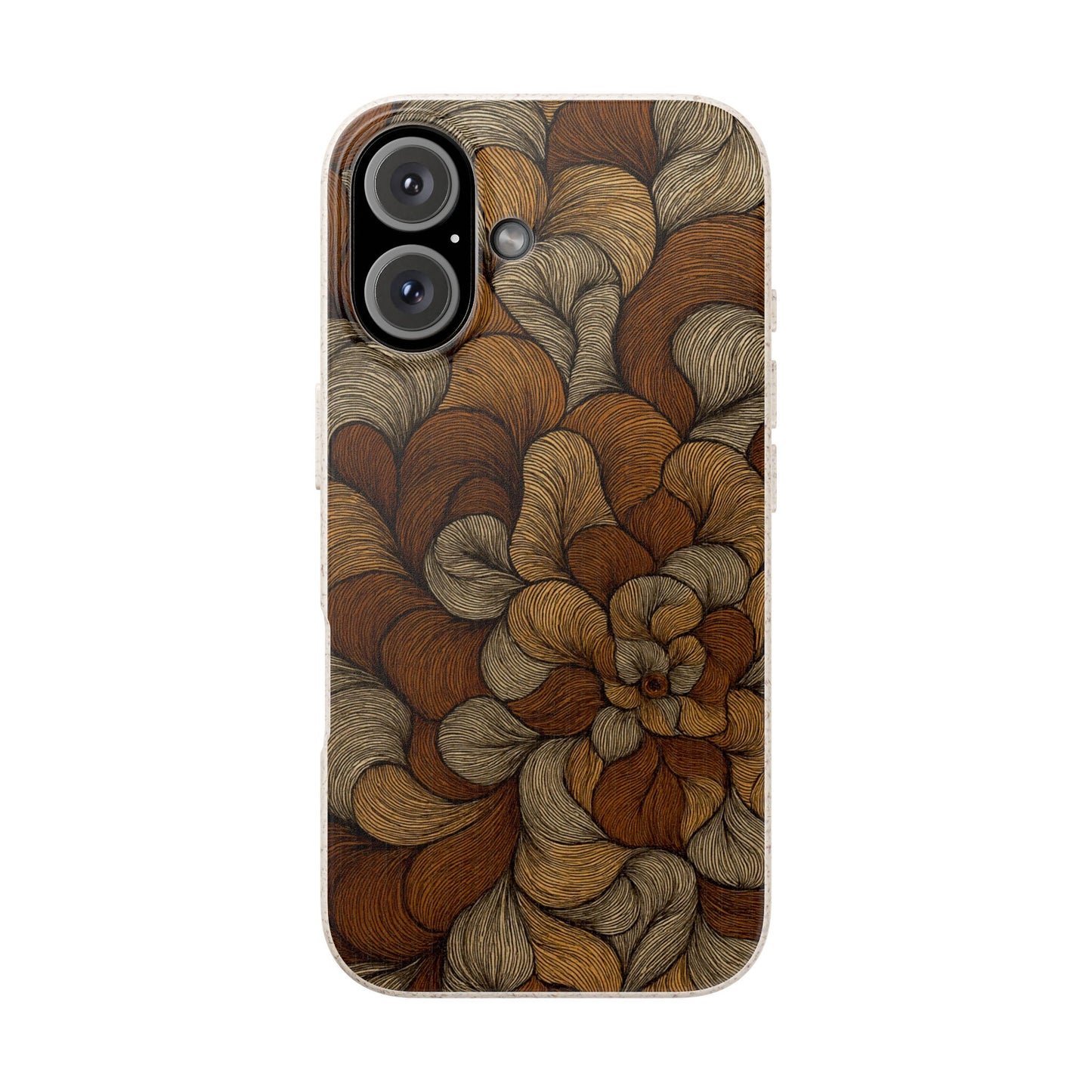 Earthy Mushroom Pedals - Biodegradable Case