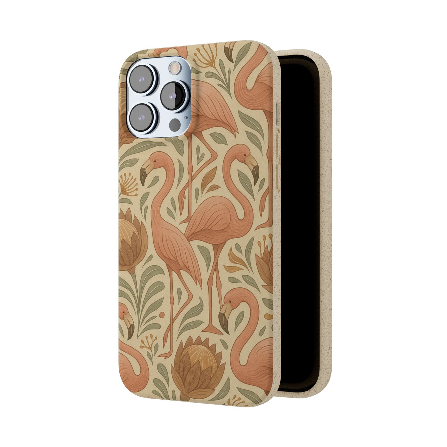 Eco-Natural Flamingo - Biodegradable Case