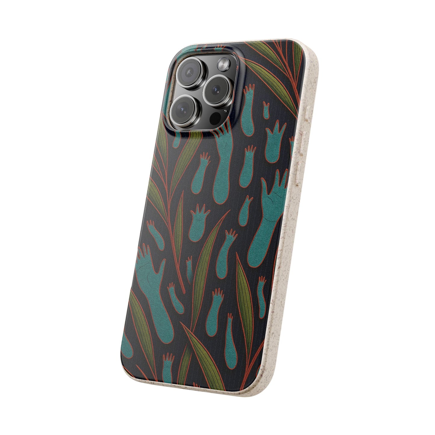 Handprints and Foliage - Biodegradable Case
