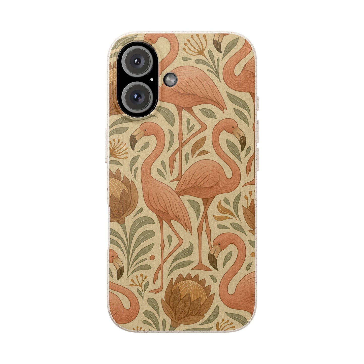 Eco-Natural Flamingo - Biodegradable Case