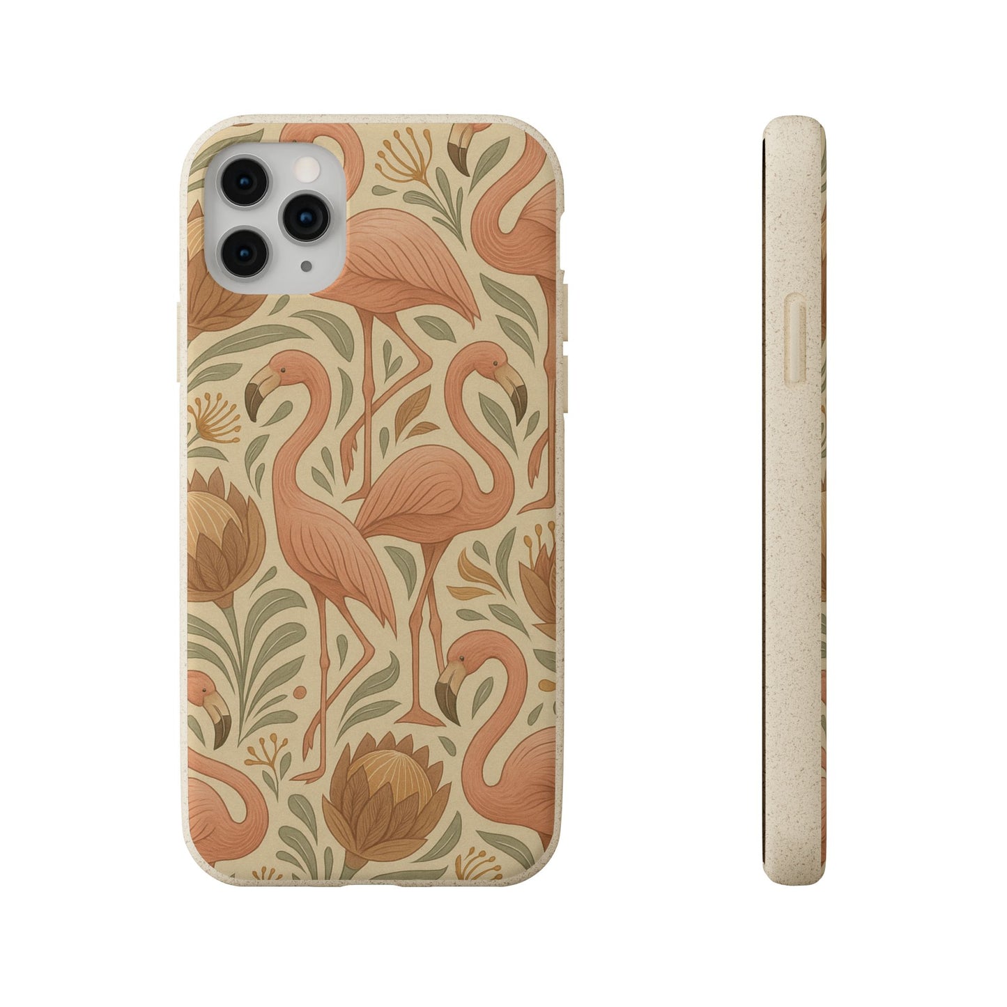 Eco-Natural Flamingo - Biodegradable Case