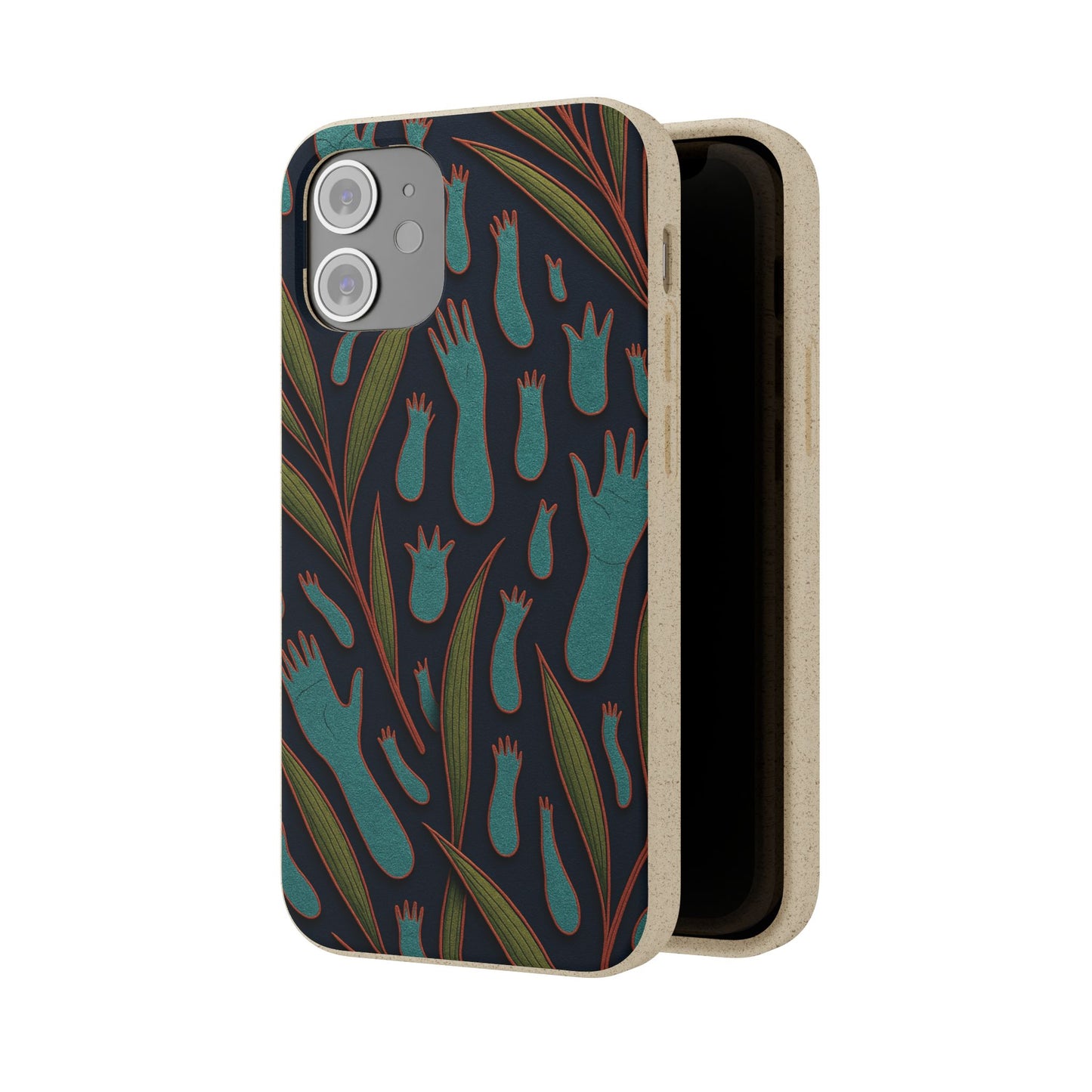 Handprints and Foliage - Biodegradable Case