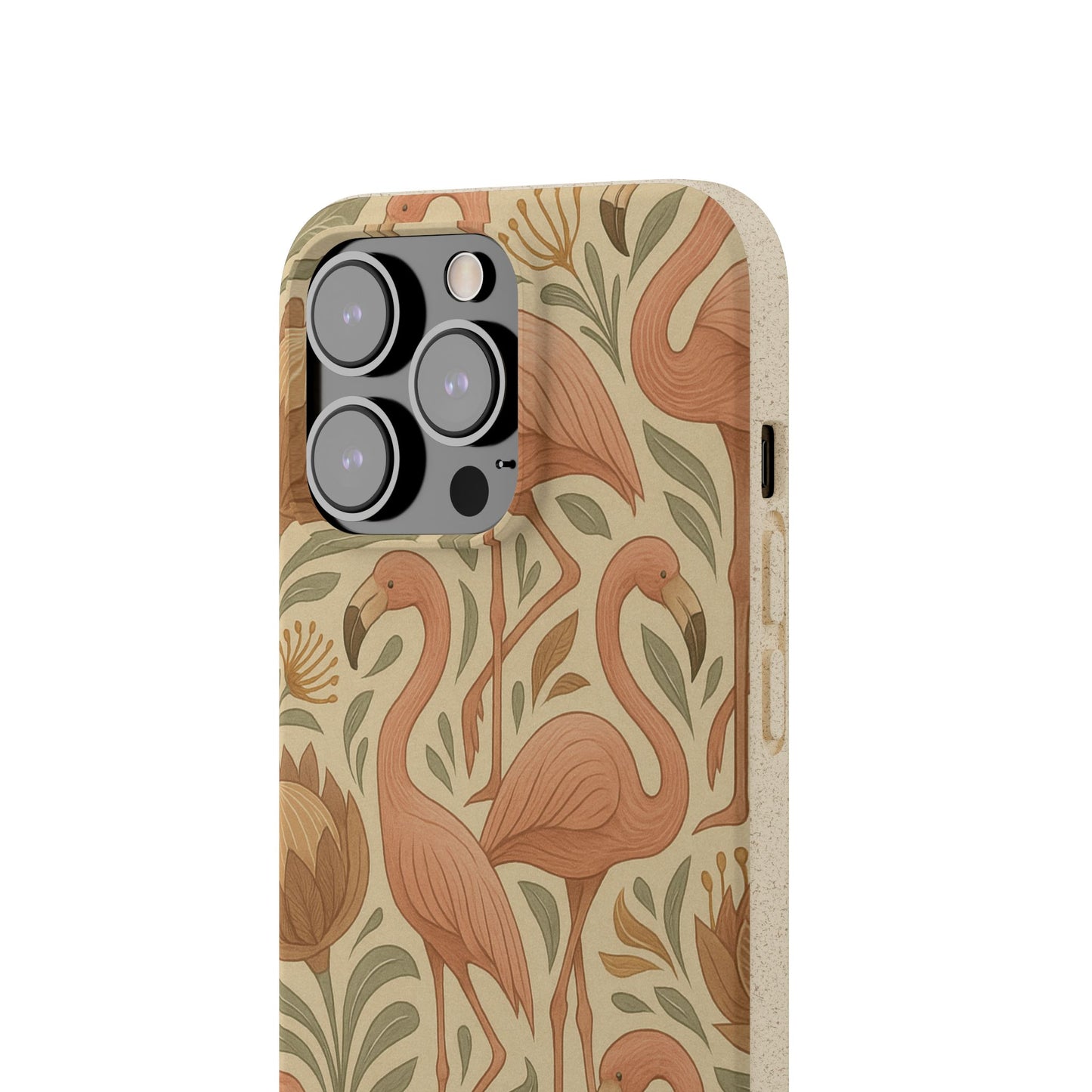 Eco-Natural Flamingo - Biodegradable Case